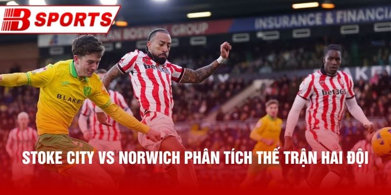 Stoke City vs Norwich phân tích thế trận hai đội